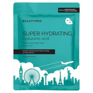 BeautyPro Super Hydrating Hyaluronic Acid Face Sheet Mask 22ml
