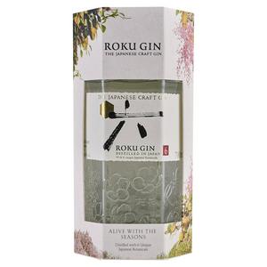 Roku Japanese craft gin 70cl, imported from the UK