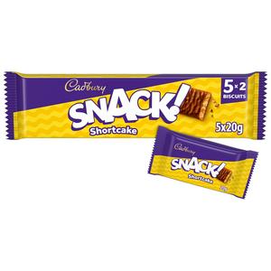 Cadbury Snack Shortcake Chocolate Bar 100g