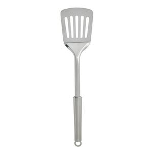 Sainsbury's Home stainless steel slotted turner 35cm - British product