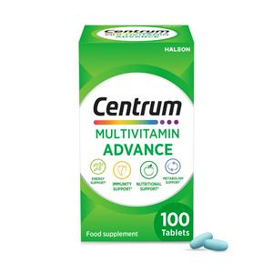 Centrum Advance Multivitamin Tablets Box of 100 - British product