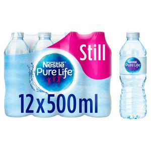 Nestle Pure Life Still Spring Water 12x500ml Multipack, imported from the UK