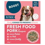Boost pork superfood dog food tray 400g - British product