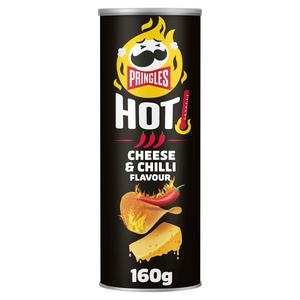 Pringles Hot Flamin' Cheese Sharing Crisps 160g