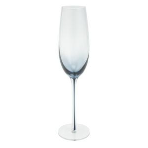 Habitat Navy Stem Champagne Flute Glass