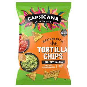 Capsicana Tortilla Chips Lightly Salted 170g - British product