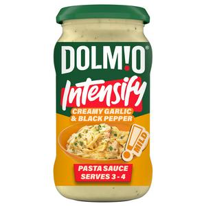 Dolmio Intensify Mild Creamy Garlic and Black Pepper Pasta Sauce 390g