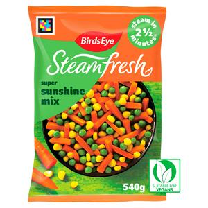 Birds Eye Steamfresh Mix Mixed Vegetables x4 540g - British product