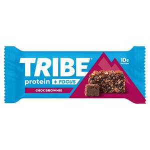 Tribe Protein & Focus chocolate brownie bar 60g (British brand)