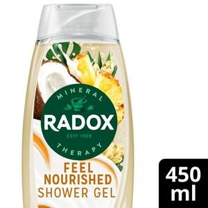 Radox Mineral Therapy Feel Nourished Coconut Pineapple Shower Cream 450ml - British product