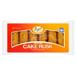Regal Original Cake Rusk 18 pack, imported from the UK