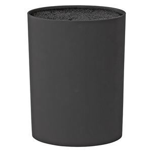 Sainsbury's Home Universal Knife Block Black Kitchen Holder H22.5cm (British brand)