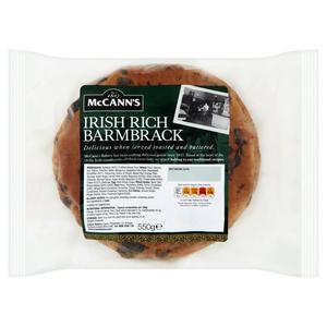 McCann's Irish Rich Barmbrack 553g imported from the UK