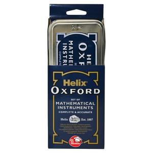 Helix Oxford Maths Set 10 Piece With Storage Tin, UK version