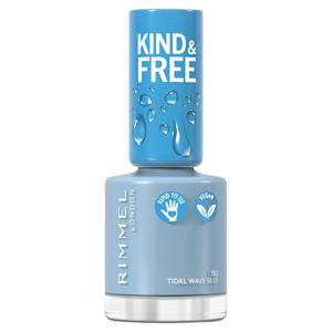 Rimmel London Kind & Free Nail Polish Tidal Wave Blue 8ml
