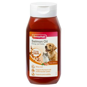 Beaphar Salmon Oil Pet Supplement 430ml - British product