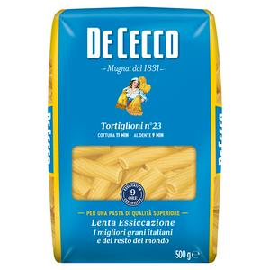 De Cecco Tortiglioni dry pasta 500g - British product