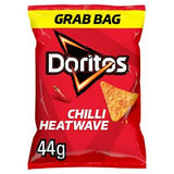 Doritos Chilli Heatwave tortilla chips grab bag - British product