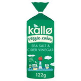 Kallo Lentil & Pea Veggie Cakes Sea Salt & Cider Vinegar 122g, UK version
