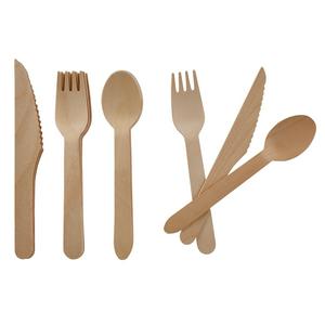 Sainsbury's Wooden Cutlery Mixed Pack 24 (British brand)