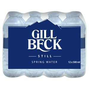 Gill Beck still spring water multipack 12 x 500ml, UK version