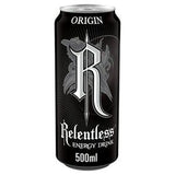 Relentless Origin energy drink 500ml imported from the UK