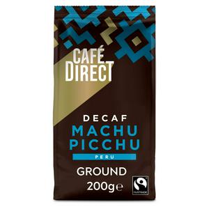 Cafédirect Decaf Machu Picchu Peru ground coffee 200g - British product