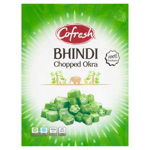 Cofresh Bhindi chopped okra 300g bag - British product