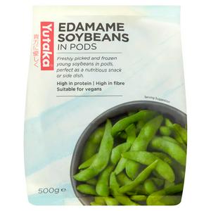 Yutaka Edamame Soybeans Pods 500g Frozen Vegetable Snack