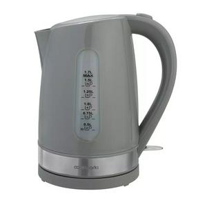 Cookworks Illuminated Electric Kettle Grey 1.7 Litre