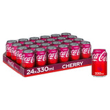 Coca-Cola cherry cola 24 x 330ml cans - British product