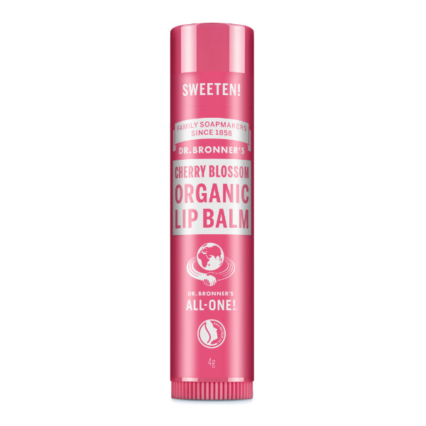 Dr Bronner Cherry Blossom Lip Balm - 4g