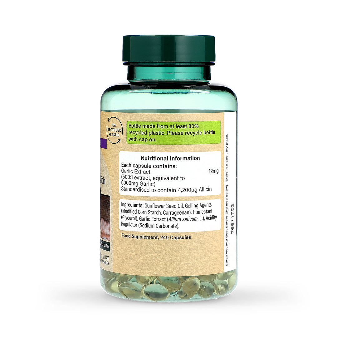 Holland  BarrettHigh Strength Garlic 6000mg 240 Capsules