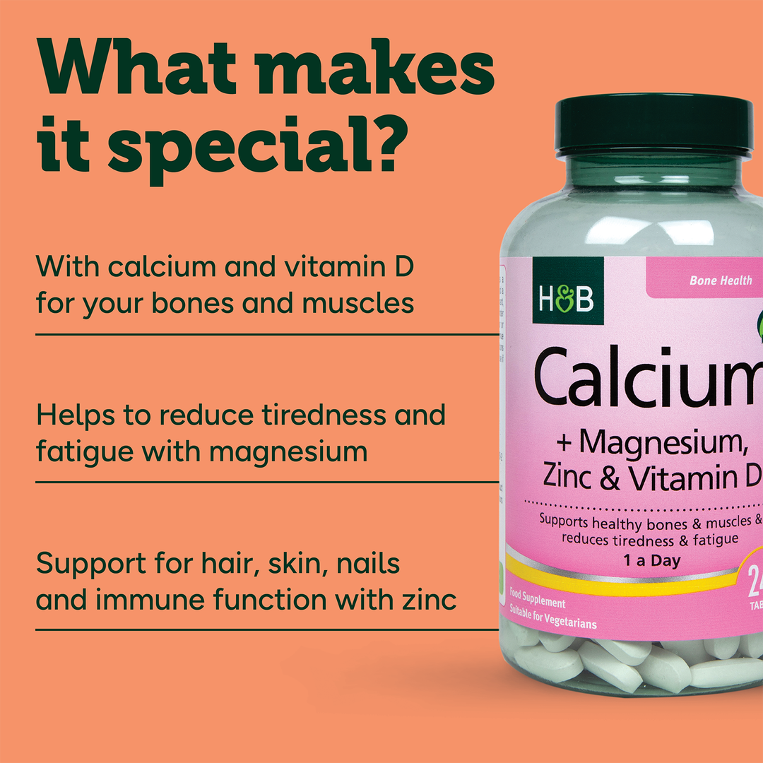 Holland  Barrett Calcium Magnesium Vitamin D  Zinc 240 Tablets