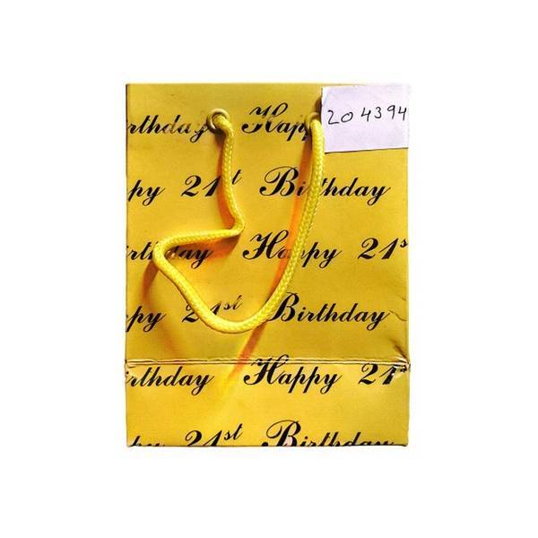 21st Birthday Gift Bag