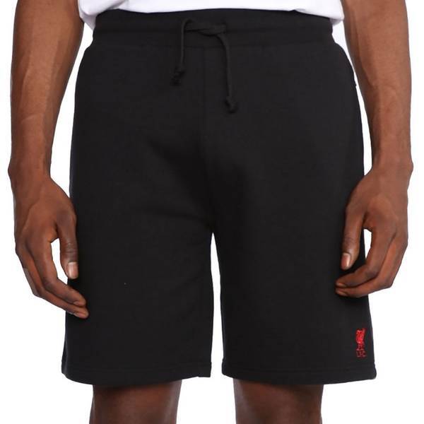 Cotton Polyester Sweat Shorts with Embroidered Crest and Multiple Pockets