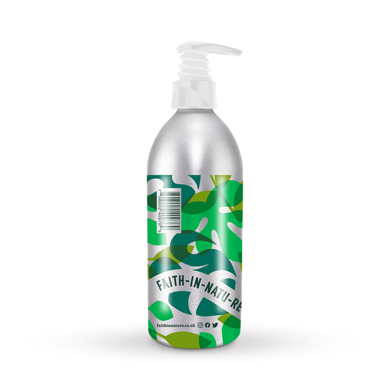 Aluminium Refillable Bottle with Pump 450ml