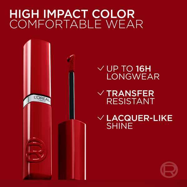 Long-Wearing Liquid Lipstick with Squalane Infusion in Noir Cherry Shade