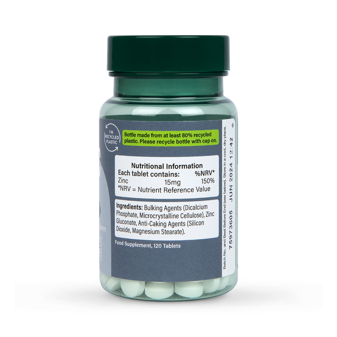 Holland  Barrett Zinc 15mg 120 Tablets