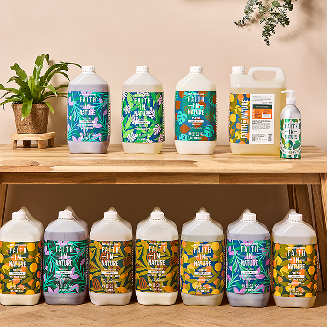 Coconut Hand Wash with Hydrating Extracts, 5-Litre Refill Bottle
