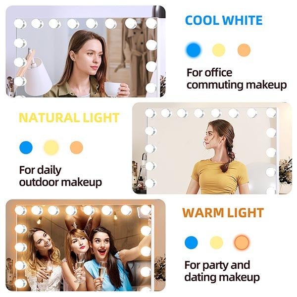 Lexent - Hollywood Vanity Mirror 80x58cm MT008058-2