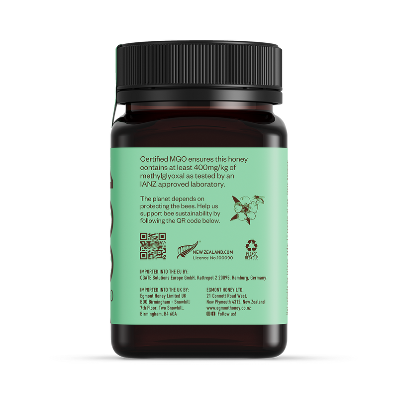 Egmont Honey Monofloral Manuka Honey MGO 400 500g