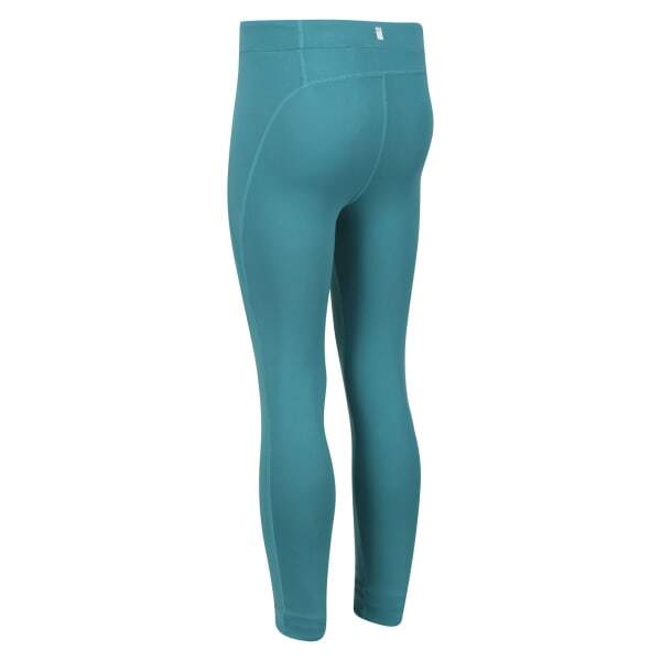 Kids' Polyester-Elastane Stretch Leggings for Ages 5-6 Years