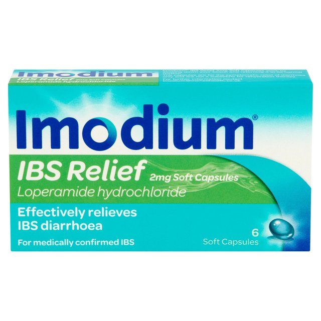 Imodium Capsules for IBS Diarrhoea Relief   6 per pack