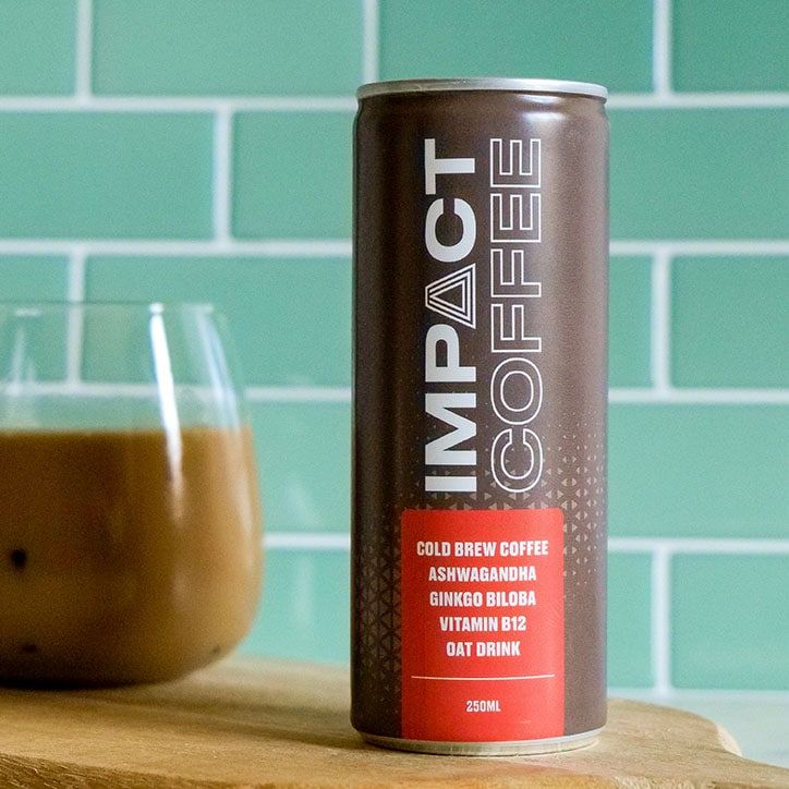 Impact Coffee Cold Brew Oat Latte (Ashwagandha, Ginkgo Biloba &amp;amp; Vitamin B12) 250ml