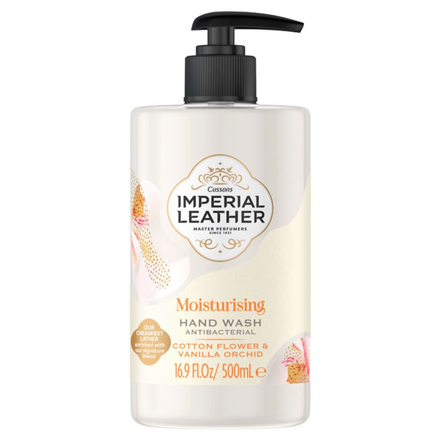 Imperial Leather Moisturing Antibacterial Hand Wash Cotton Flower &amp;amp; Vanilla Orchid