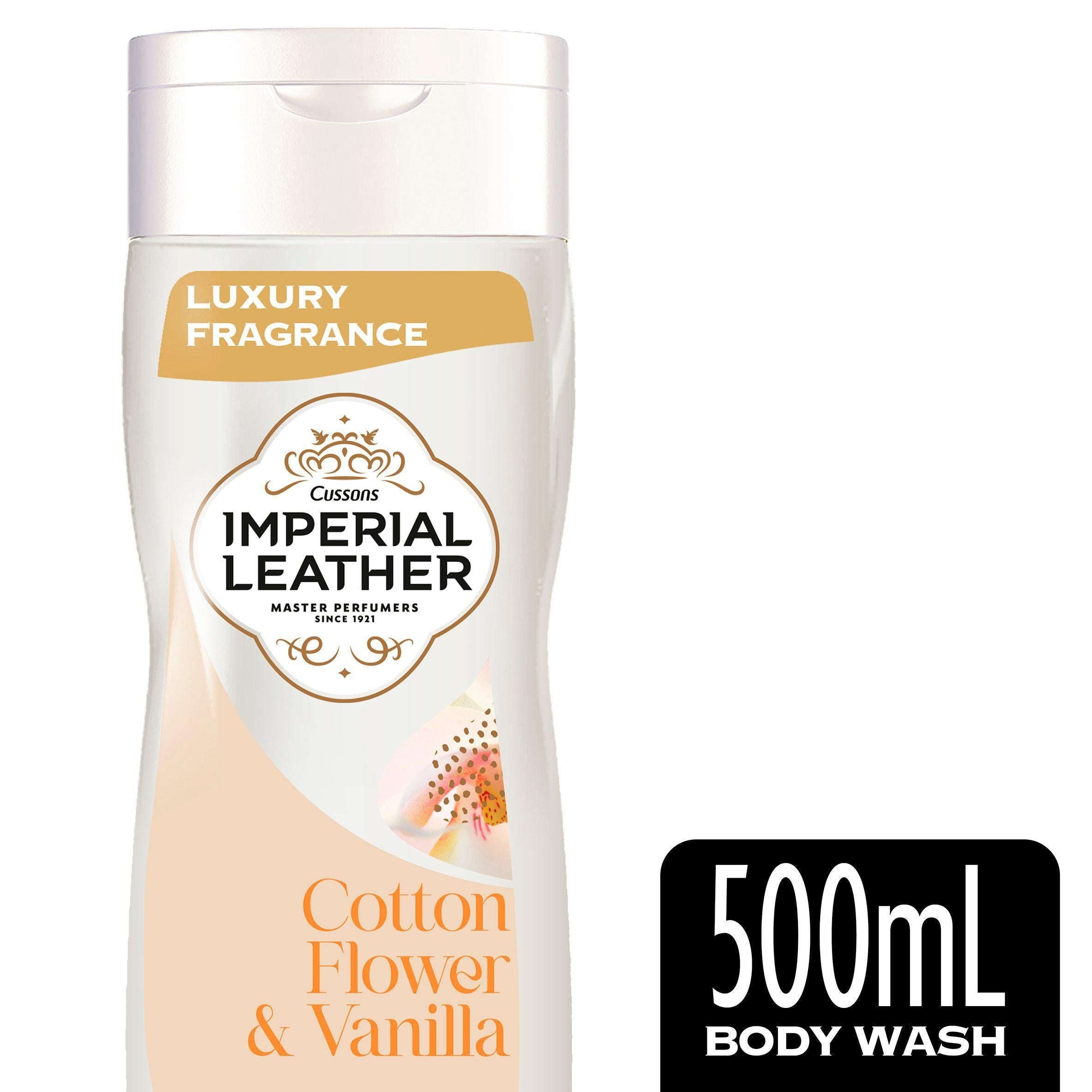 Imperial Leather Moisturising Body Wash Cotton Flower &amp;amp; Vanilla Orchid 500ml