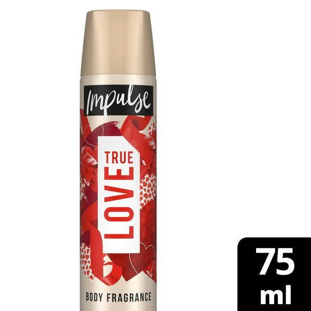 Impulse Body Spray Deodorant, True Love 75ml