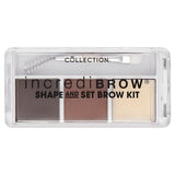 Incredibrow&amp;reg; Shape &amp;amp; Set Brow Kit  Medium/Dark  6G