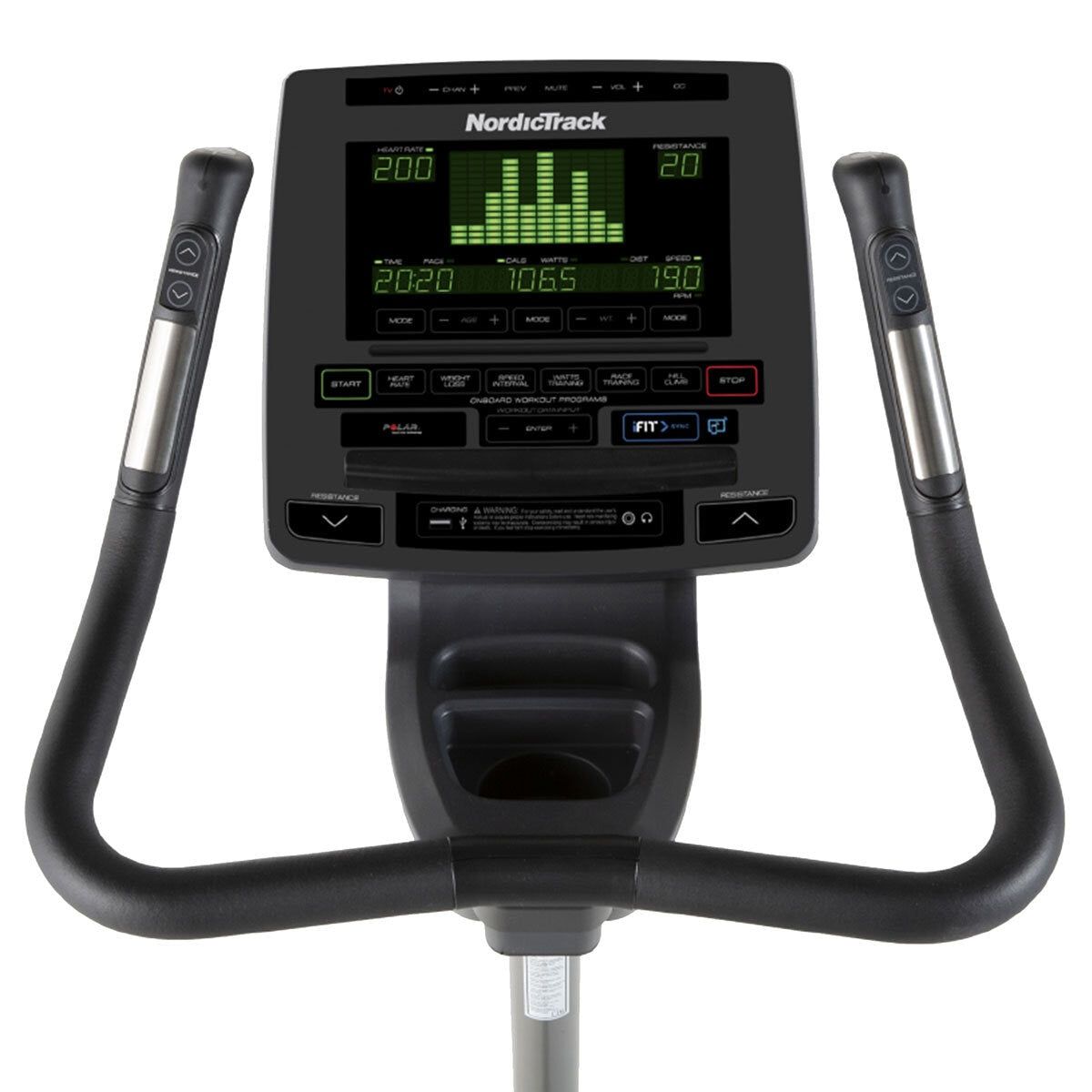 Installed Nordic Track u8.9b Upright Exercise Bike